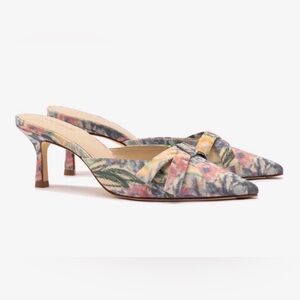 Larroude x Markarian Floral Heels